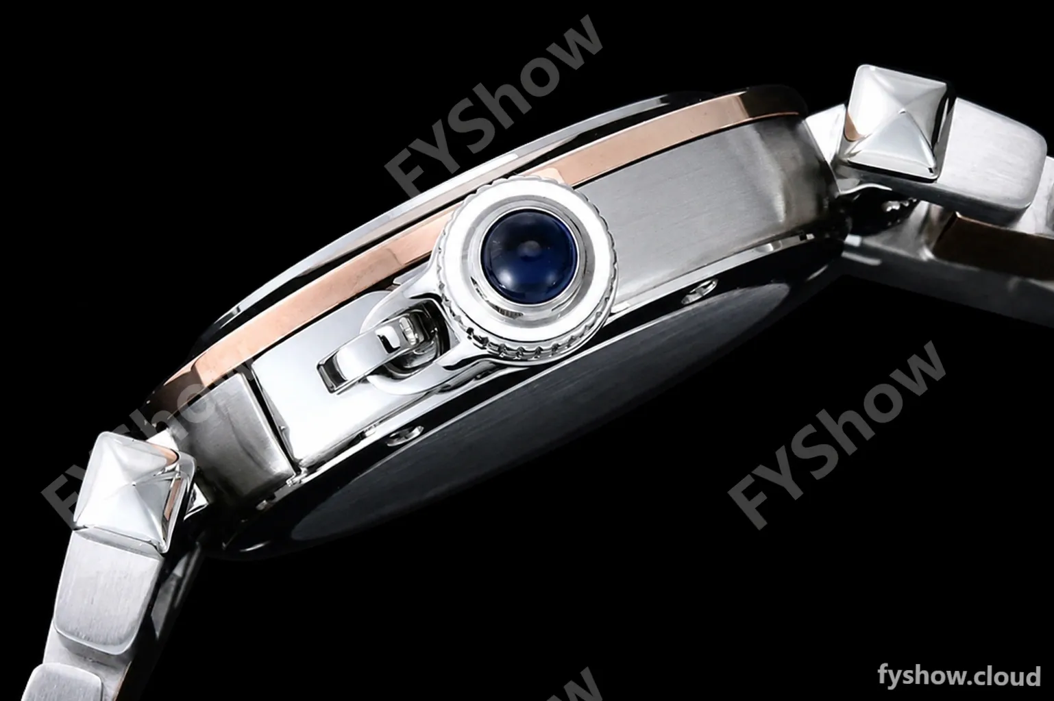 Cartier - Pasha Ladies RG/SS White/Num AF Qtz - Image 17