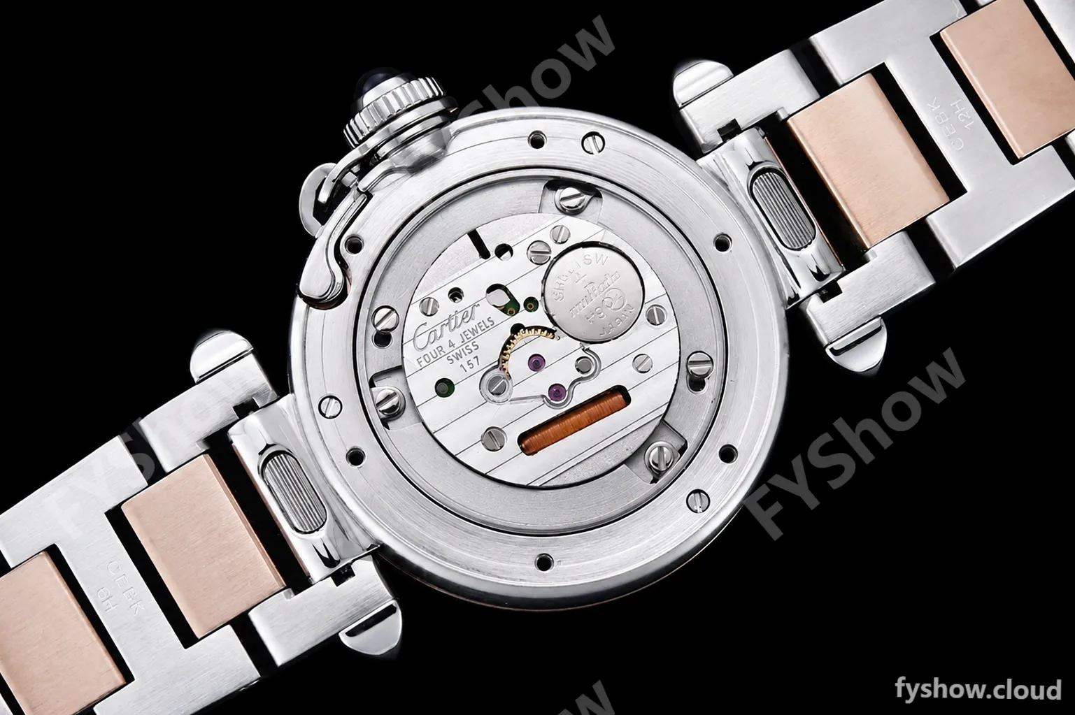 Cartier - Pasha Ladies RG/SS White/Num AF Qtz - Image 21