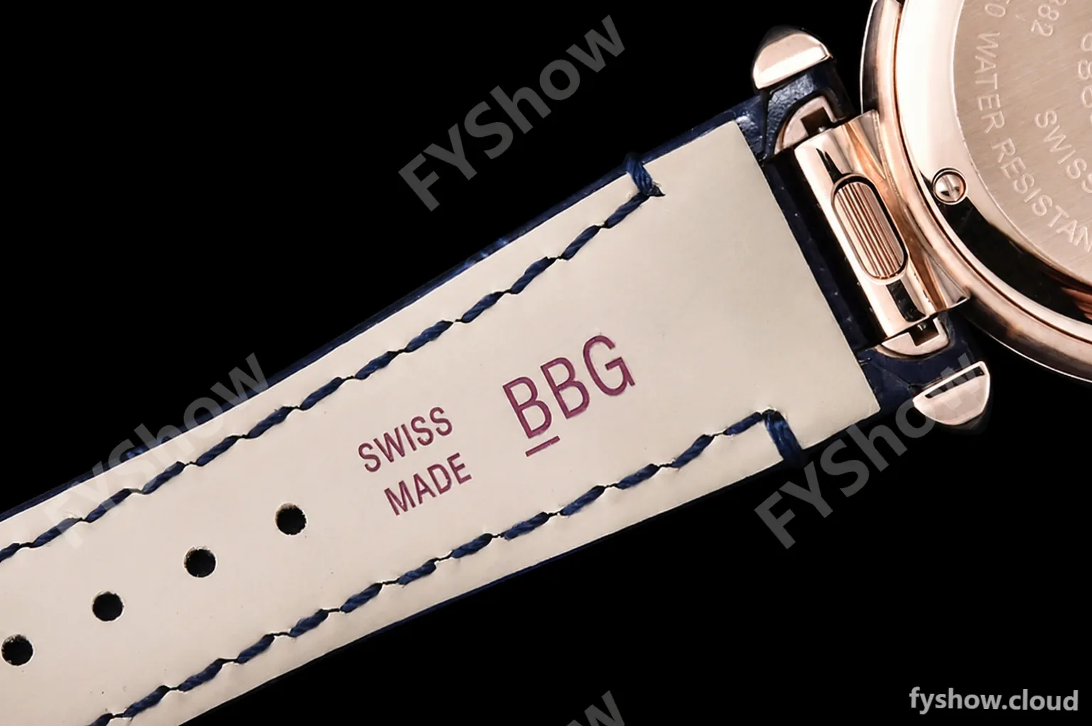 Cartier - Pasha Ladies Blue RG/LE White/Num AF Qtz - Image 18