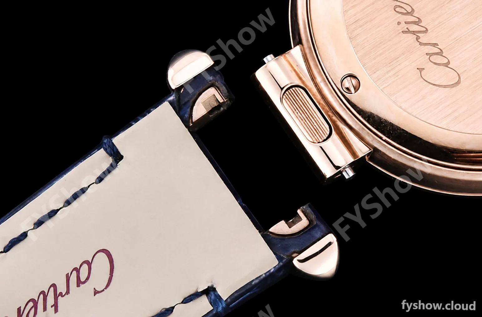 Cartier - Pasha Ladies Blue RG/LE White/Num AF Qtz - Image 19