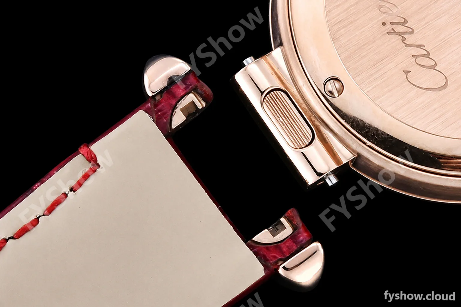 Cartier - Pasha Ladies Red RG/LE White/Num AF Qtz - Image 20