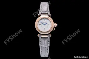 Cartier - Pasha Ladies Grey RG/LE White/Num AF Qtz