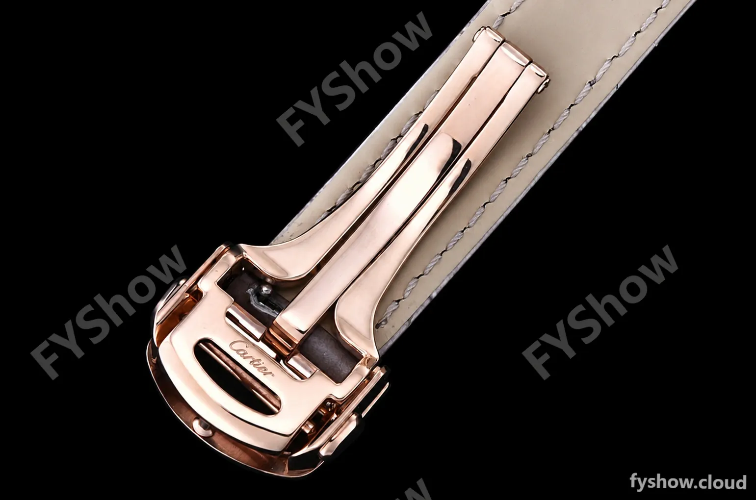 Cartier - Pasha Ladies Grey RG/LE White/Num AF Qtz - Image 13