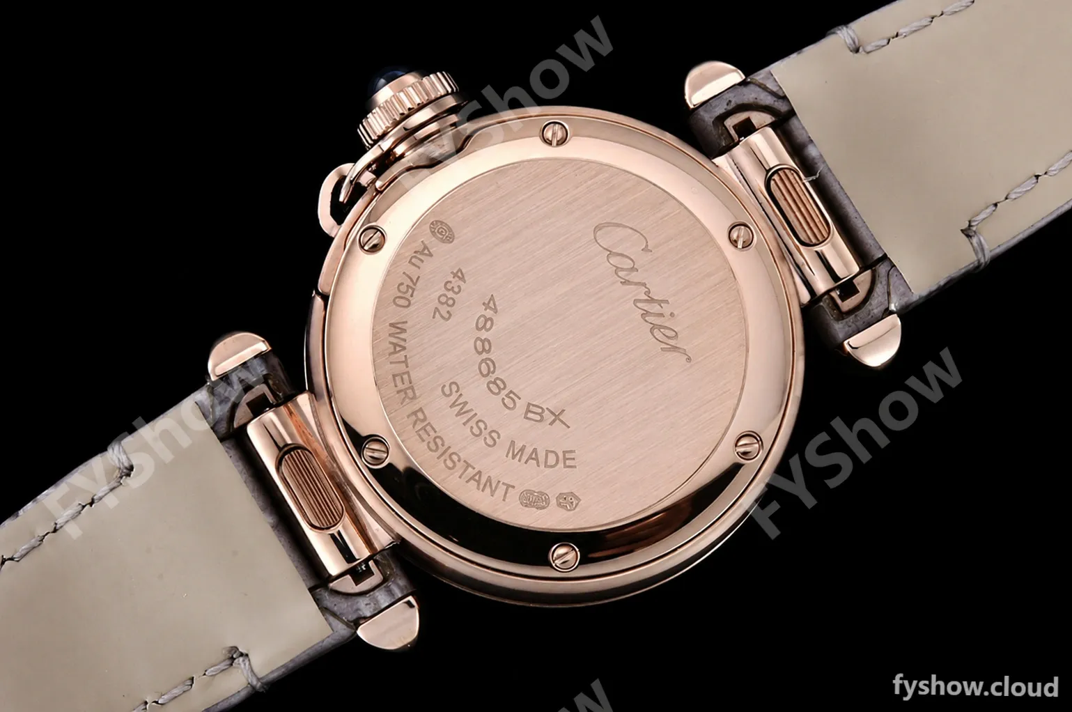 Cartier - Pasha Ladies Grey RG/LE White/Num AF Qtz - Image 17