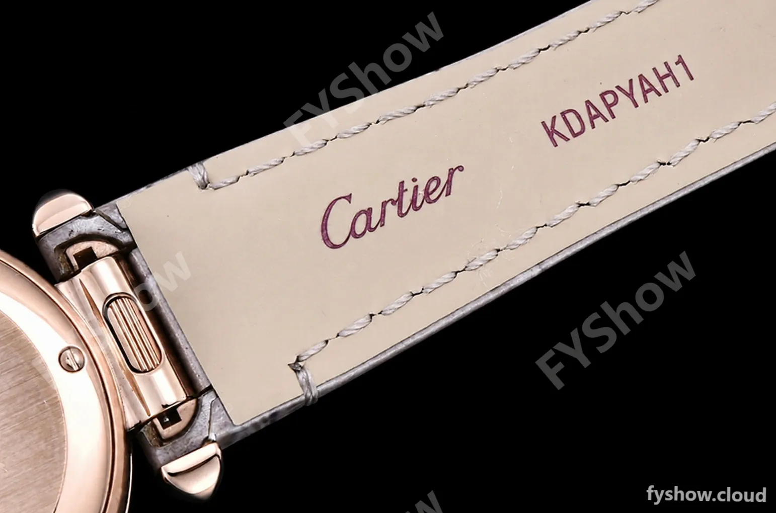 Cartier - Pasha Ladies Grey RG/LE White/Num AF Qtz - Image 18