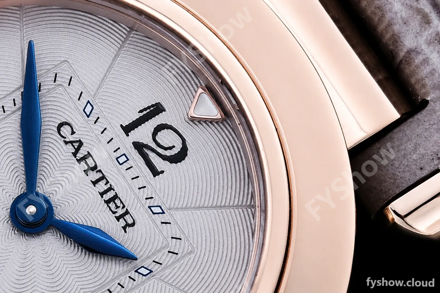 Cartier - Pasha Ladies Grey RG/LE White/Num AF Qtz - Image 6