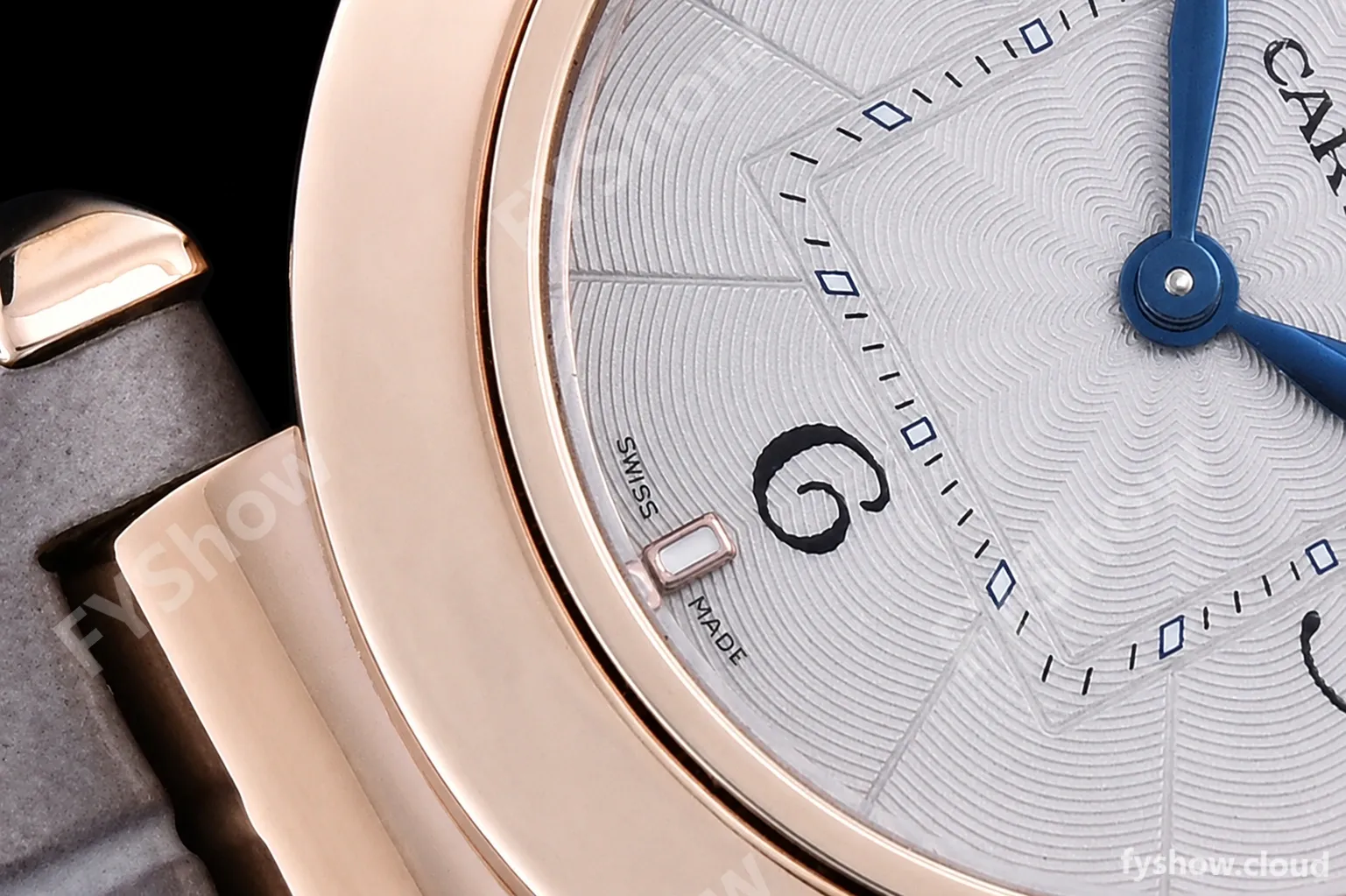 Cartier - Pasha Ladies Grey RG/LE White/Num AF Qtz - Image 7
