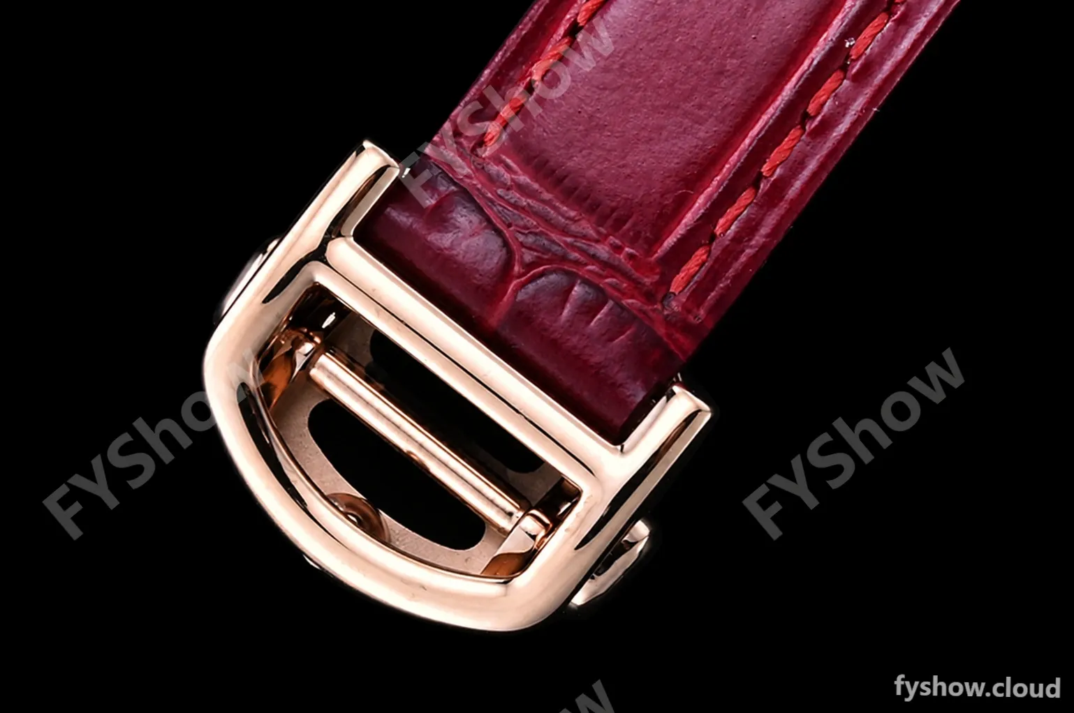 Cartier - Pasha Ladies Dia Red RG/LE White/Num AF Qtz - Image 11