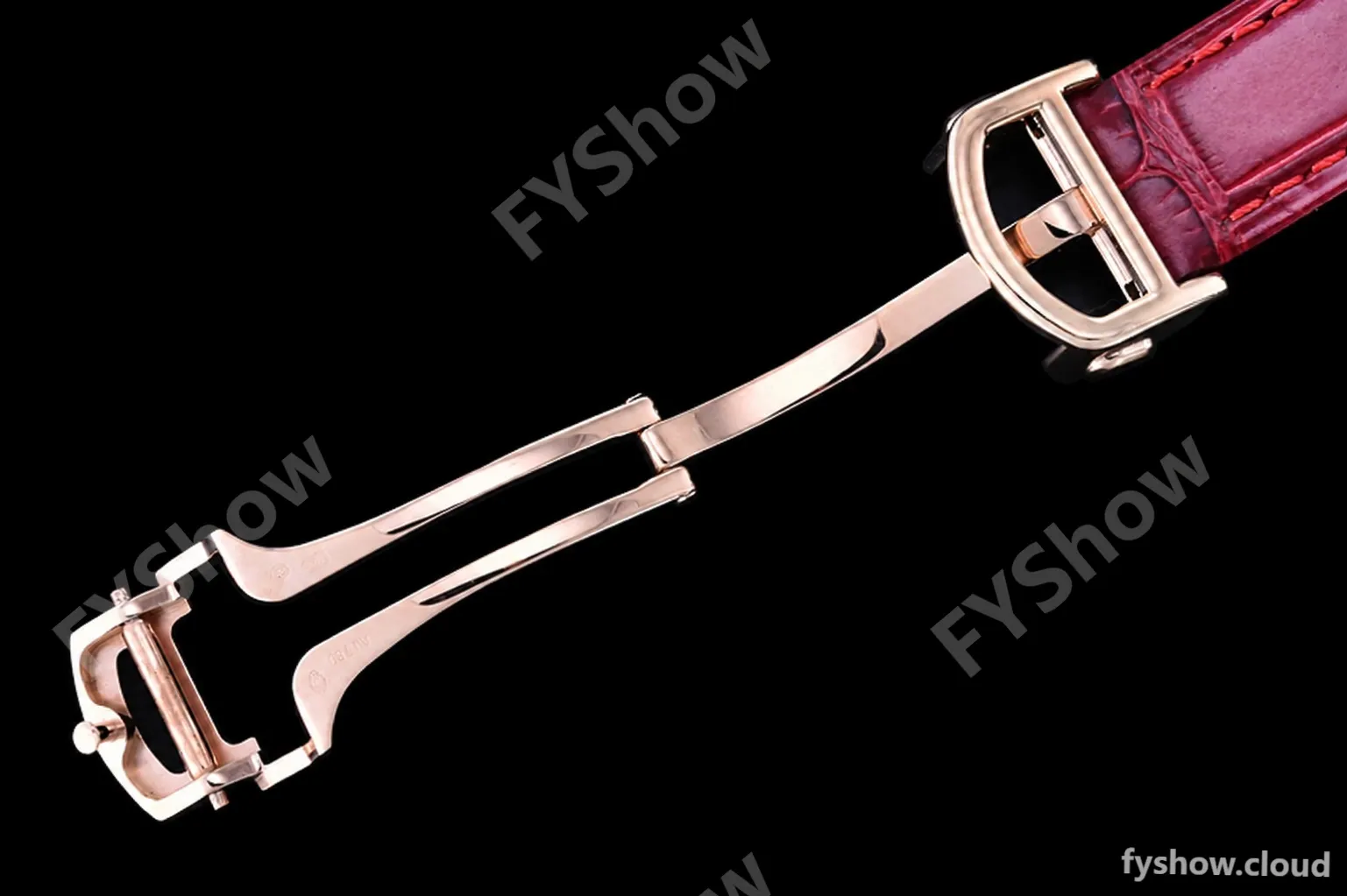 Cartier - Pasha Ladies Dia Red RG/LE White/Num AF Qtz - Image 12