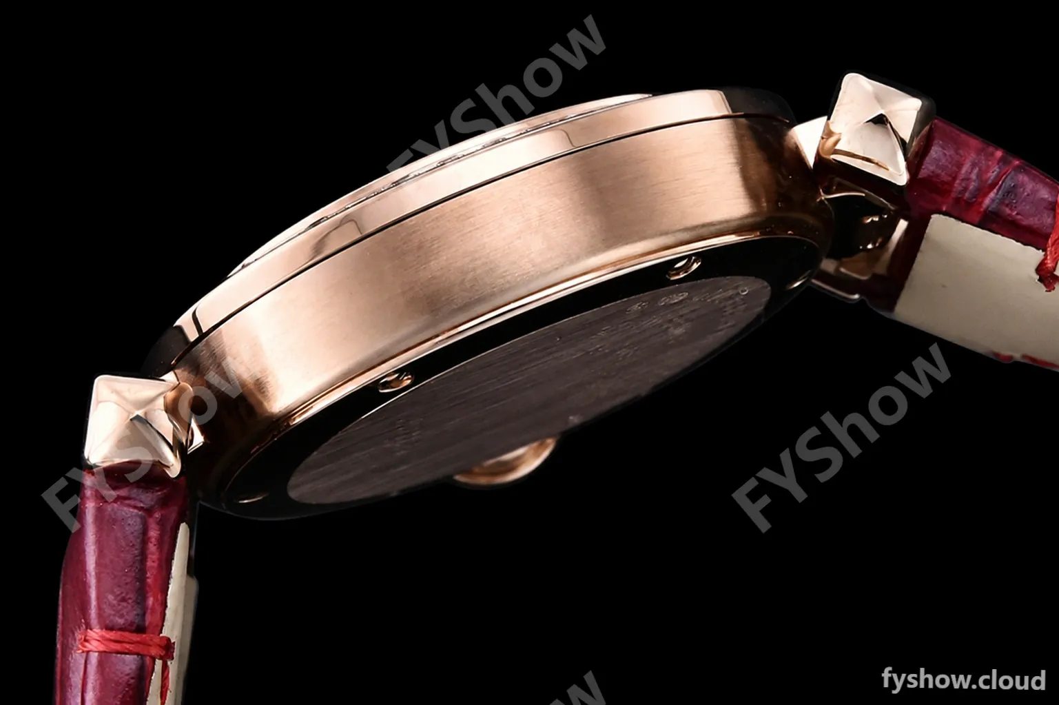 Cartier - Pasha Ladies Dia Red RG/LE White/Num AF Qtz - Image 15
