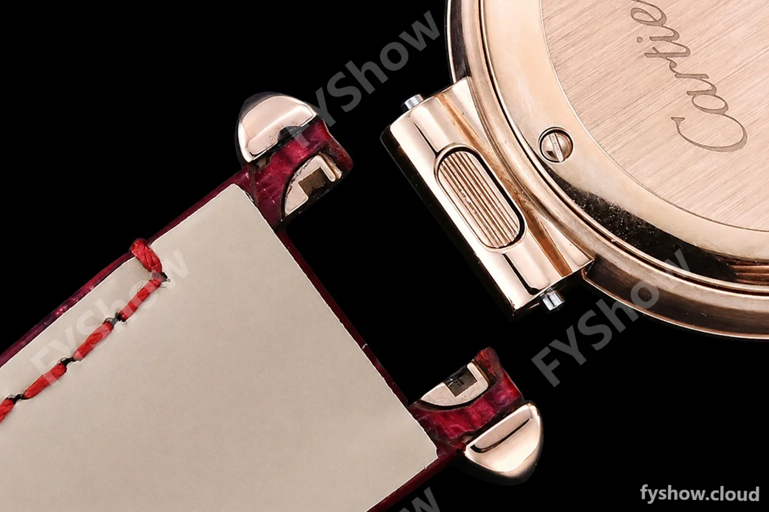 Cartier - Pasha Ladies Dia Red RG/LE White/Num AF Qtz - Image 20