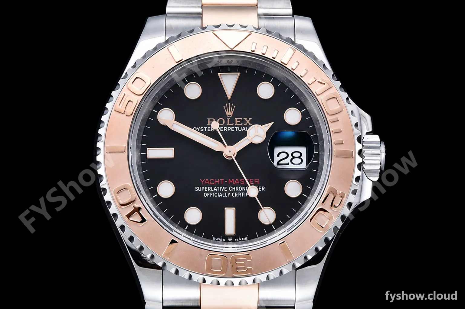 Rolex - YachtMaster 126621 40mm 904 RG/SS Black VSF VS3235 - Image 2