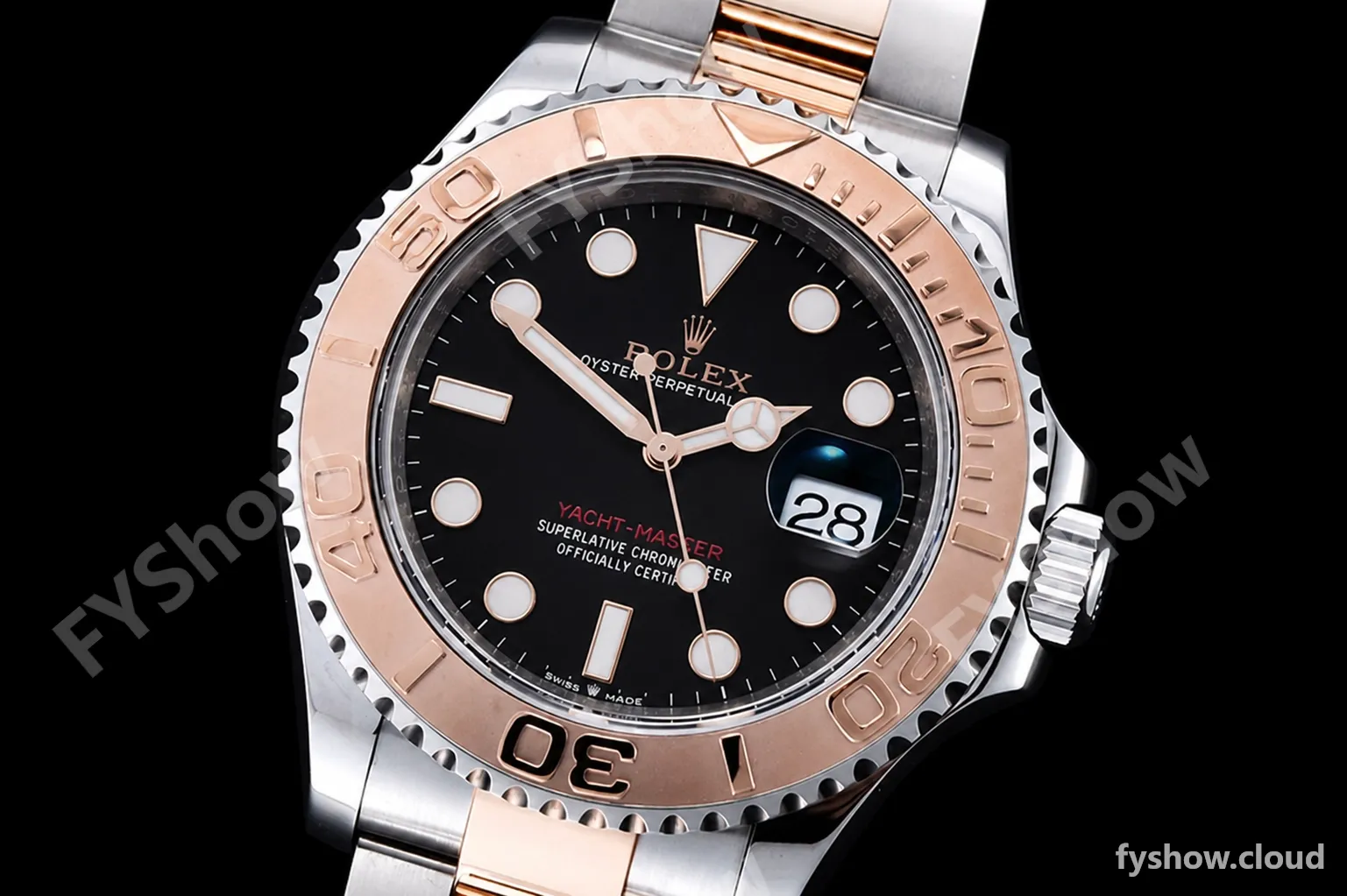 Rolex - YachtMaster 126621 40mm 904 RG/SS Black VSF VS3235 - Image 4