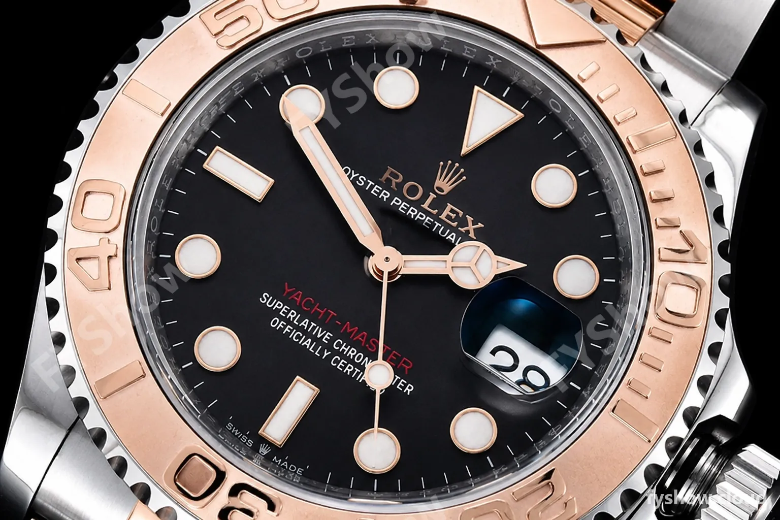 Rolex - YachtMaster 126621 40mm 904 RG/SS Black VSF VS3235 - Image 5