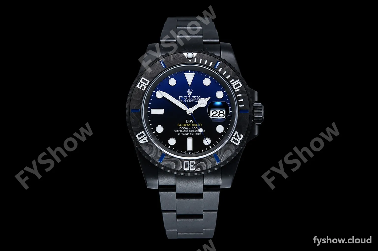 Rolex - Submariner DIW FC DLC/DLC G-Blue VSF VS3135