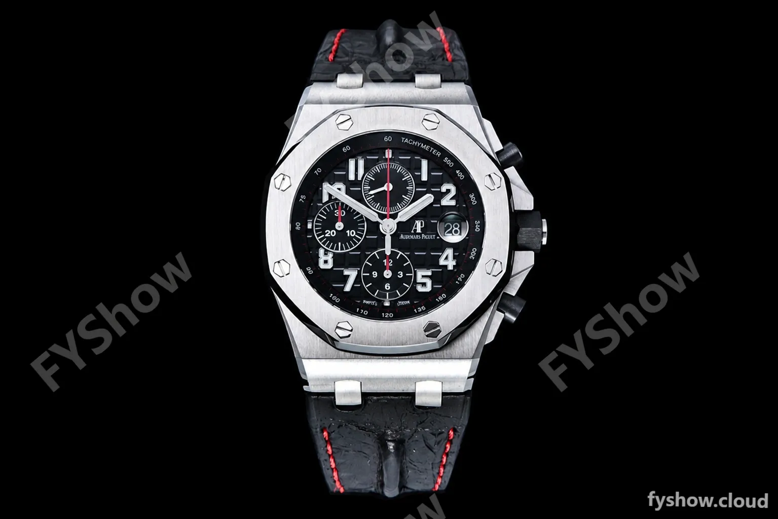 Audemars Piguet - AP ROO Chronograph SS/LE Blk/Num JJF A3126 Mod