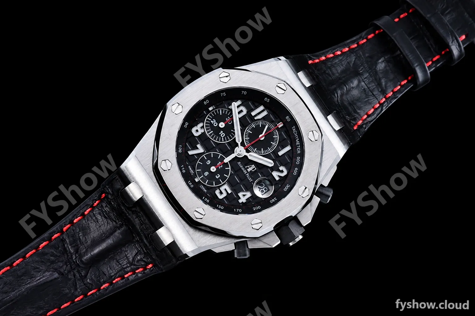 Audemars Piguet - AP ROO Chronograph SS/LE Blk/Num JJF A3126 Mod - Image 3