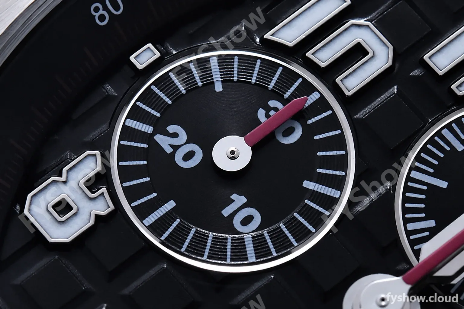 Audemars Piguet - AP ROO Chronograph SS/LE Blk/Num JJF A3126 Mod - Image 7