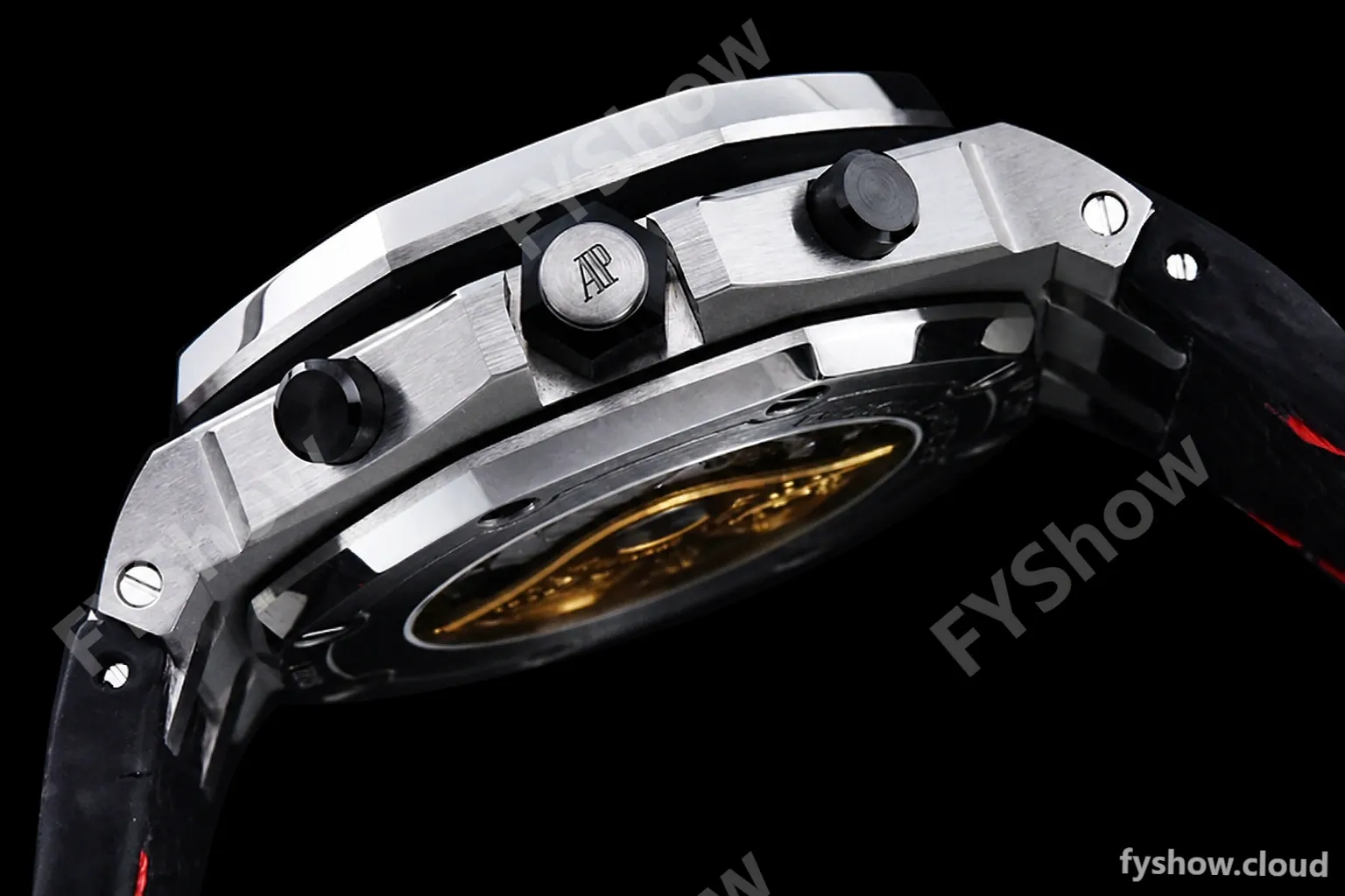 Audemars Piguet - AP ROO Chronograph SS/LE Blk/Num JJF A3126 Mod - Image 9