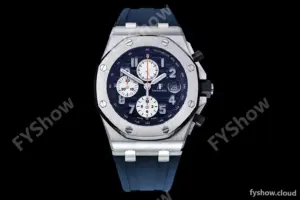 Audemars Piguet - AP ROO Chronograph SS/RU Blue/Num JJF A3126 Mod