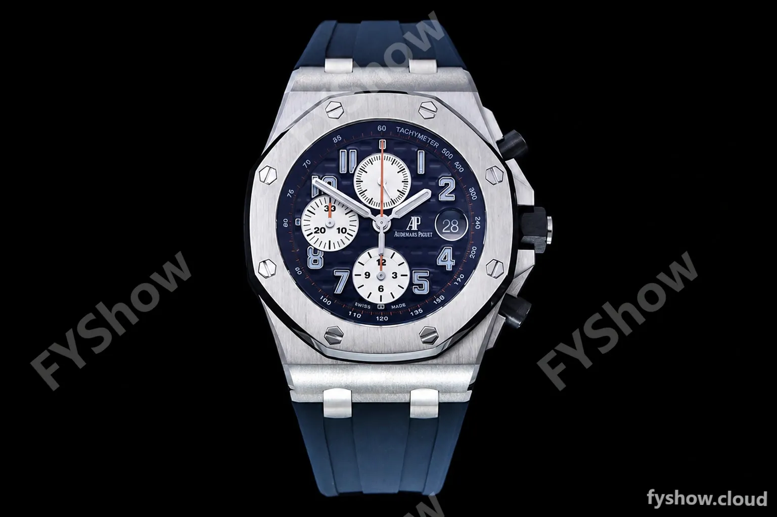 Audemars Piguet - AP ROO Chronograph SS/RU Blue/Num JJF A3126 Mod