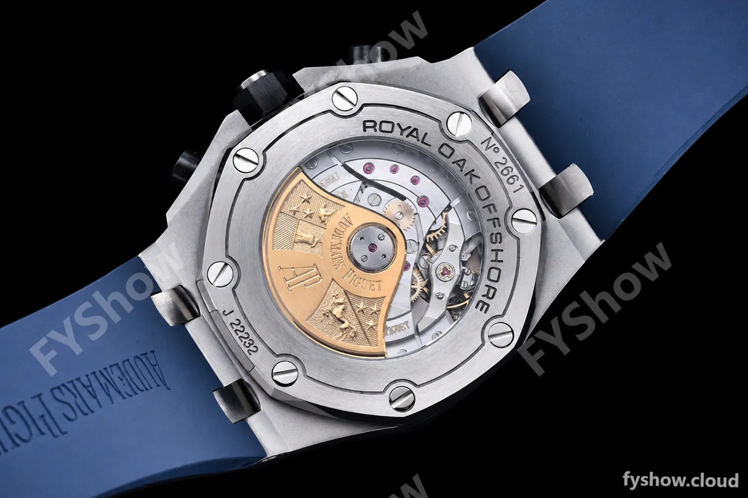 Audemars Piguet - AP ROO Chronograph SS/RU Blue/Num JJF A3126 Mod - Image 15