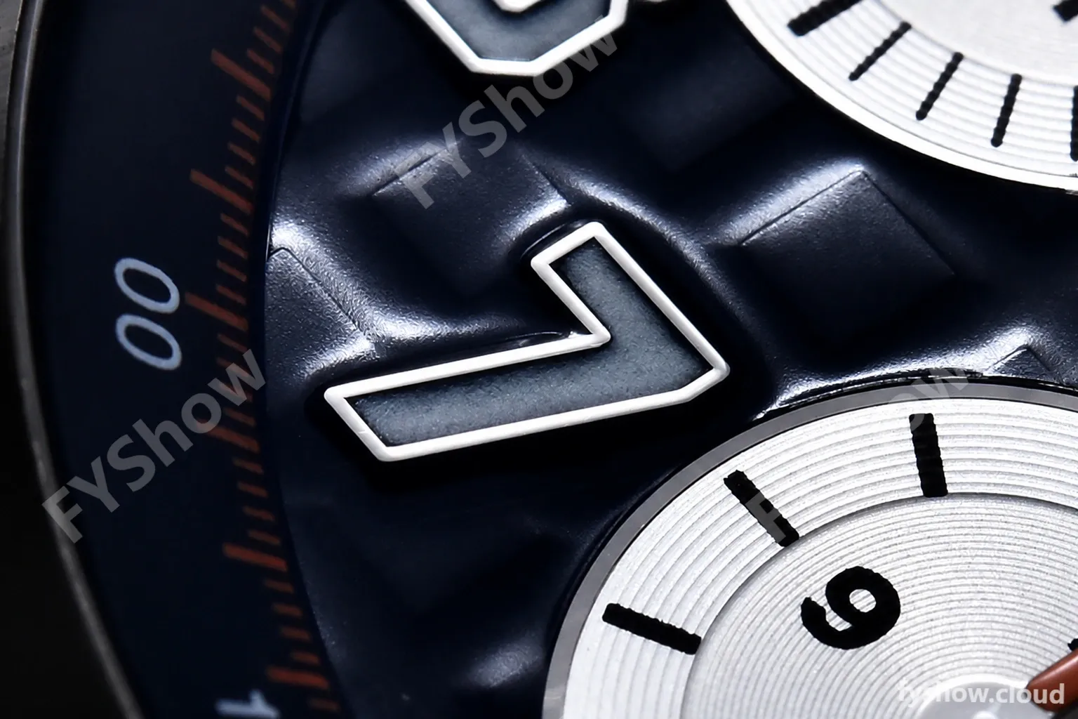 Audemars Piguet - AP ROO Chronograph SS/RU Blue/Num JJF A3126 Mod - Image 9