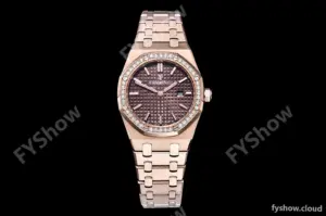 Audemars Piguet - Royal Oak Ladies 67651OR 33mm Dia RG/RG Brown JJF Qtz