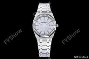 Audemars Piguet - Royal Oak Ladies 67651ST 33mm Dia SS/SS White JJF Qtz