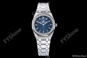 Audemars Piguet - Royal Oak Ladies 67651ST 33mm Dia SS/SS Blue JJF Qtz