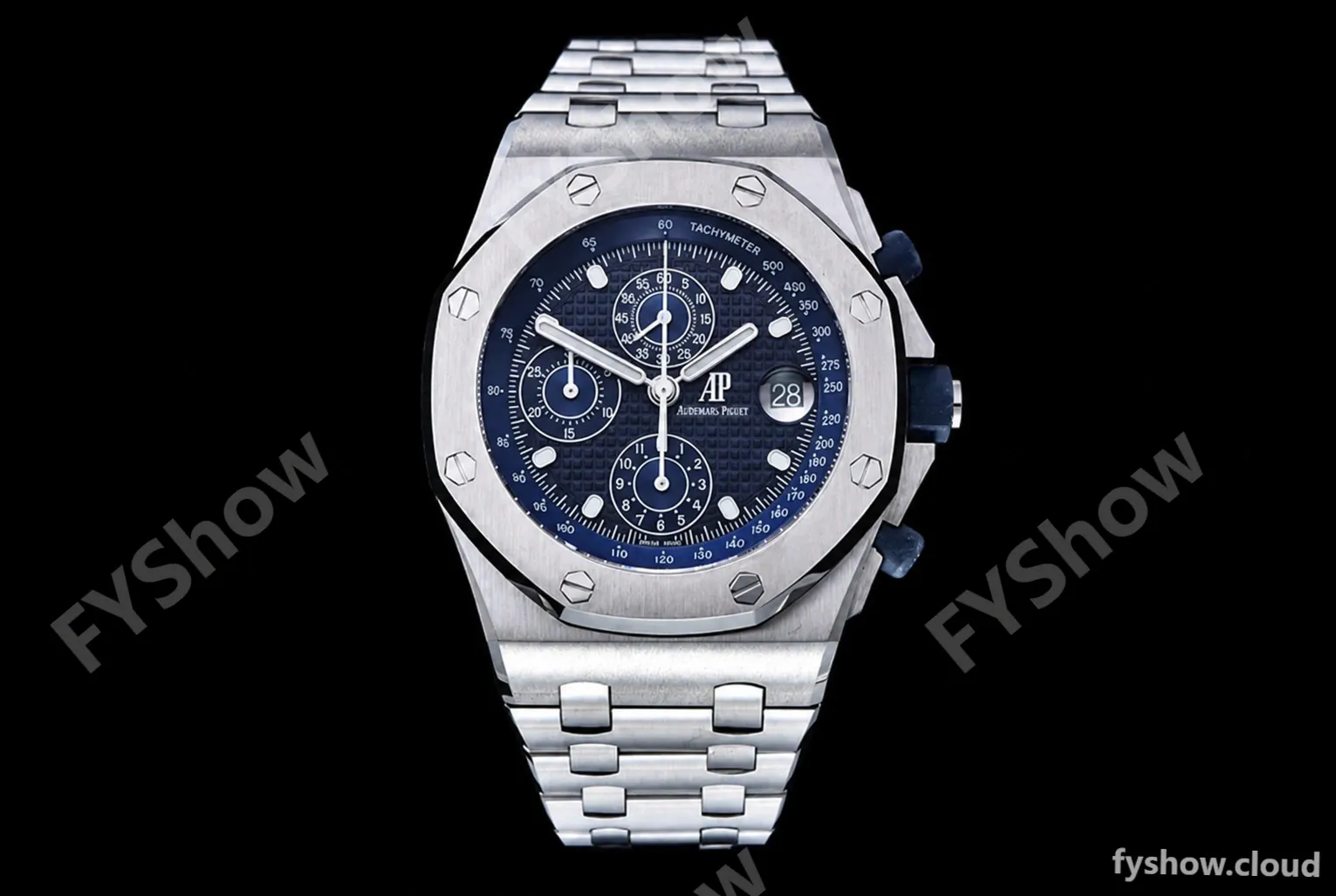 Audemars Piguet - AP ROO Chronograph SS/SS Blue/Dot JJF A3126 Mod