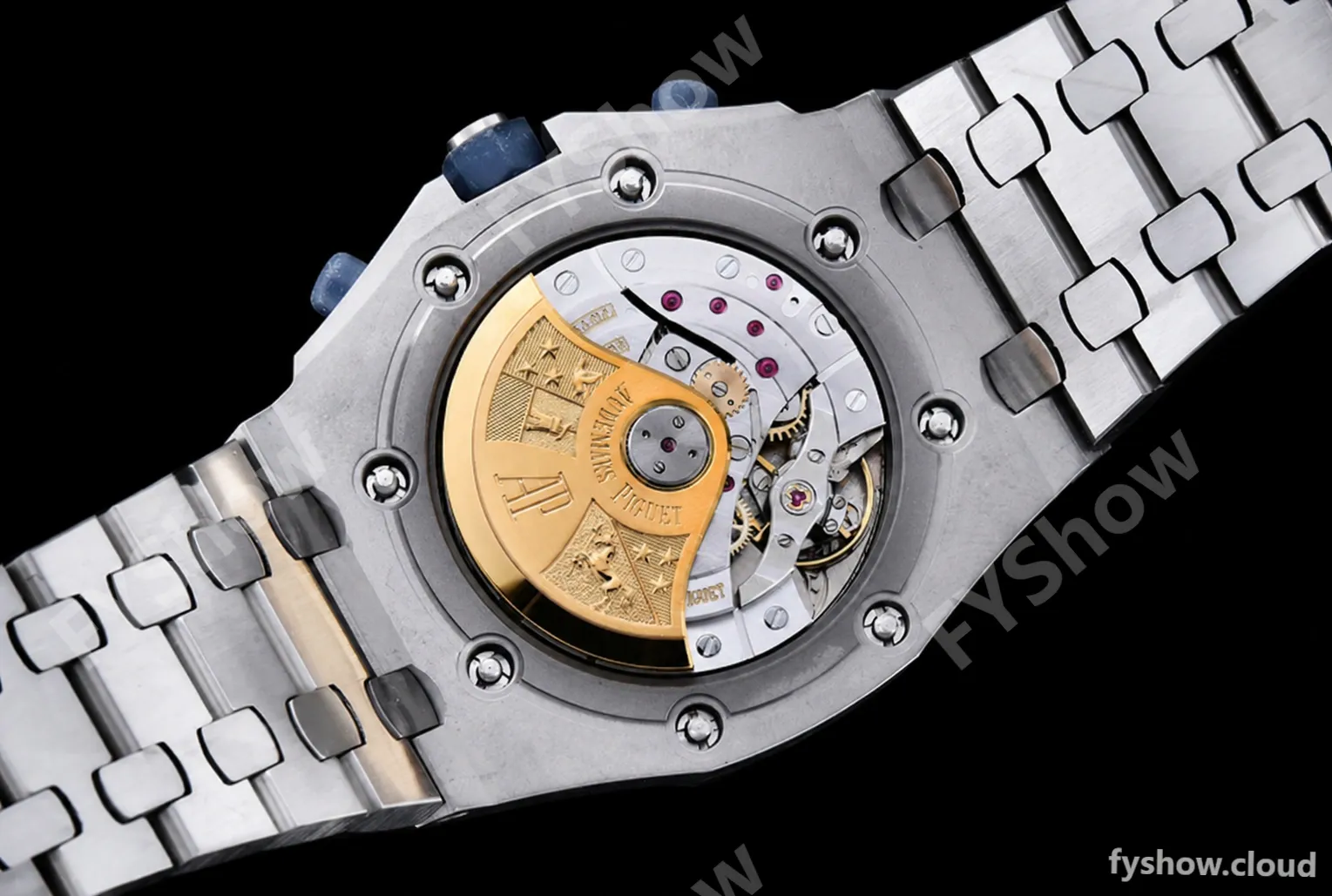 Audemars Piguet - AP ROO Chronograph SS/SS Blue/Dot JJF A3126 Mod - Image 19