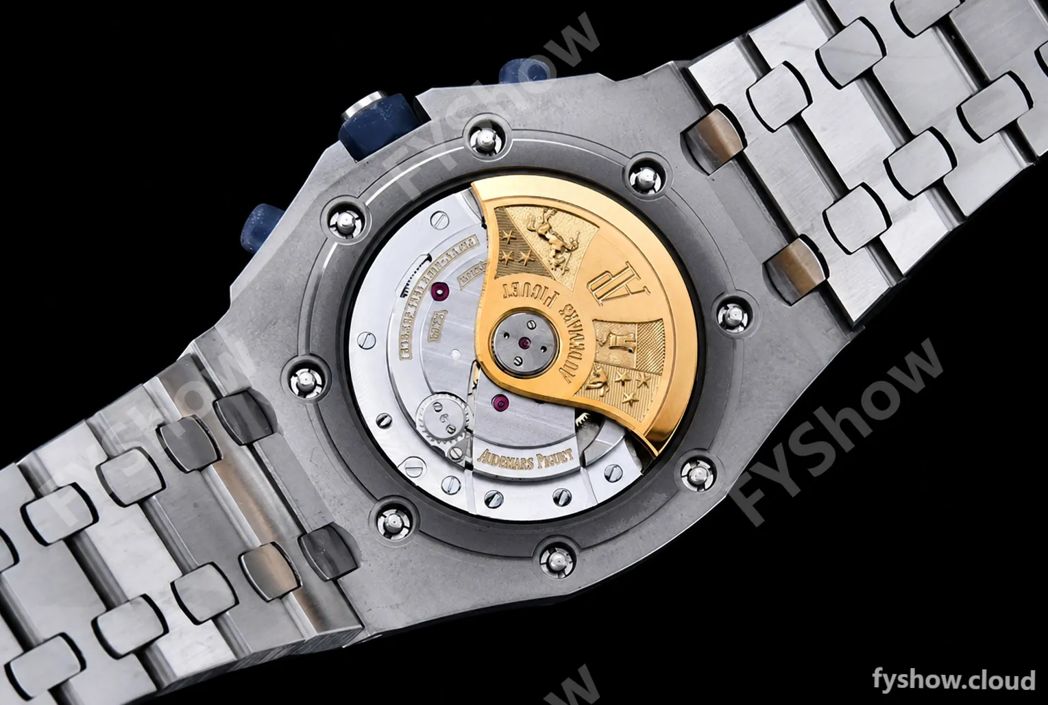 Audemars Piguet - AP ROO Chronograph SS/SS Blue/Dot JJF A3126 Mod - Image 20