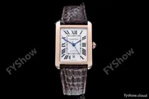 Cartier - Tank Solo Brn-C RG/LE White TWF Miyota 9015