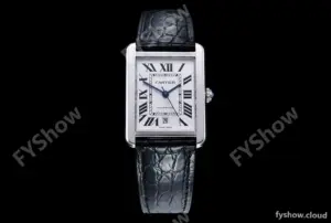 Cartier - Tank Solo Blk-C SS/LE White TWF Miyota 9015