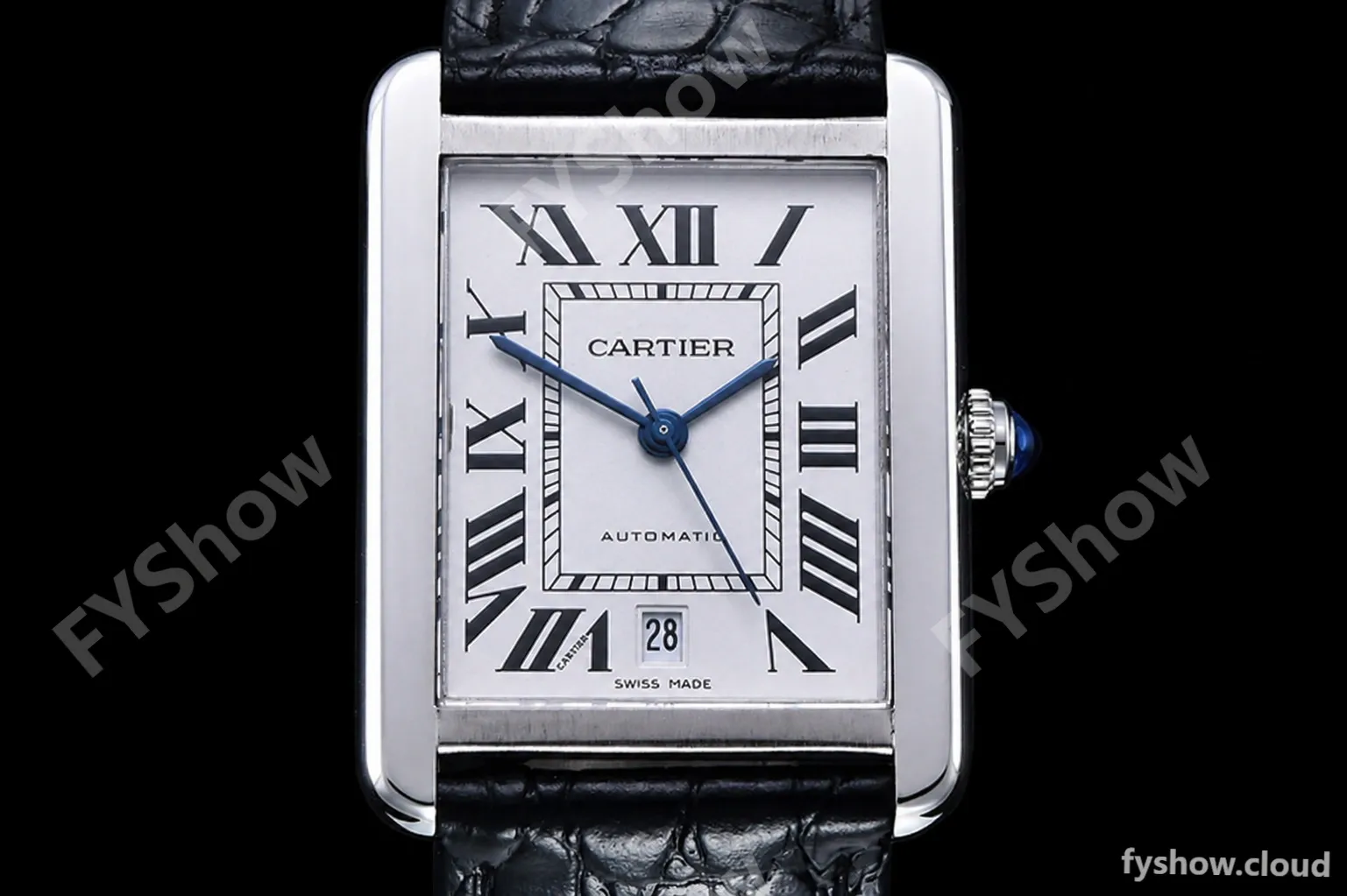 Cartier - Tank Solo Blk-C SS/LE White TWF Miyota 9015 - Image 2