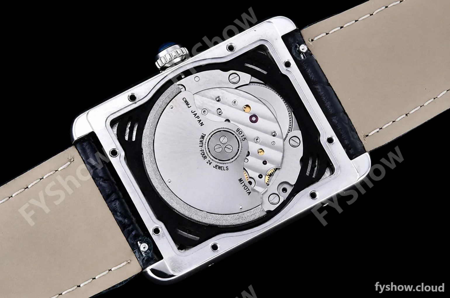 Cartier - Tank Solo Blk-C SS/LE White TWF Miyota 9015 - Image 20