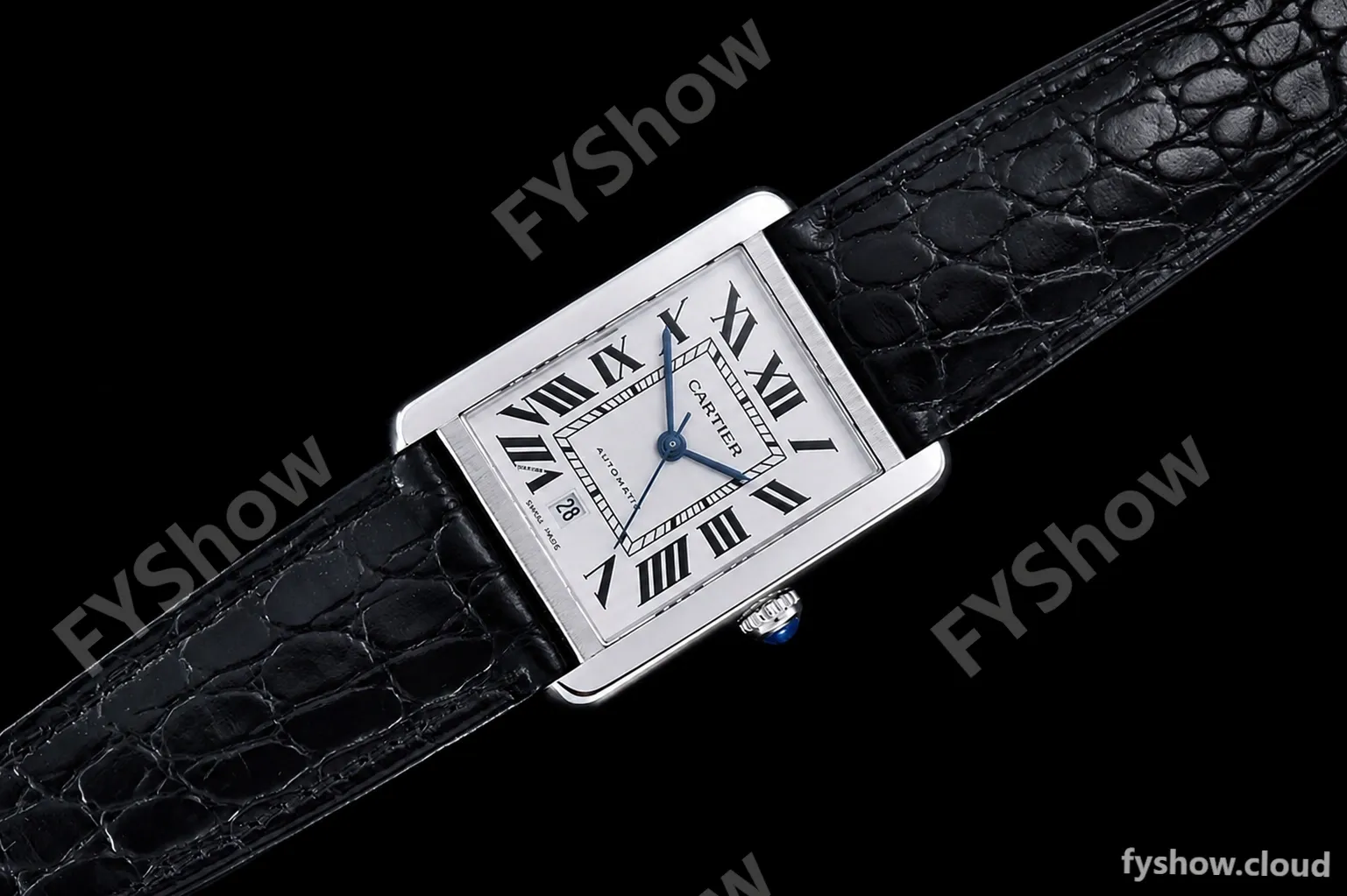 Cartier - Tank Solo Blk-C SS/LE White TWF Miyota 9015 - Image 3