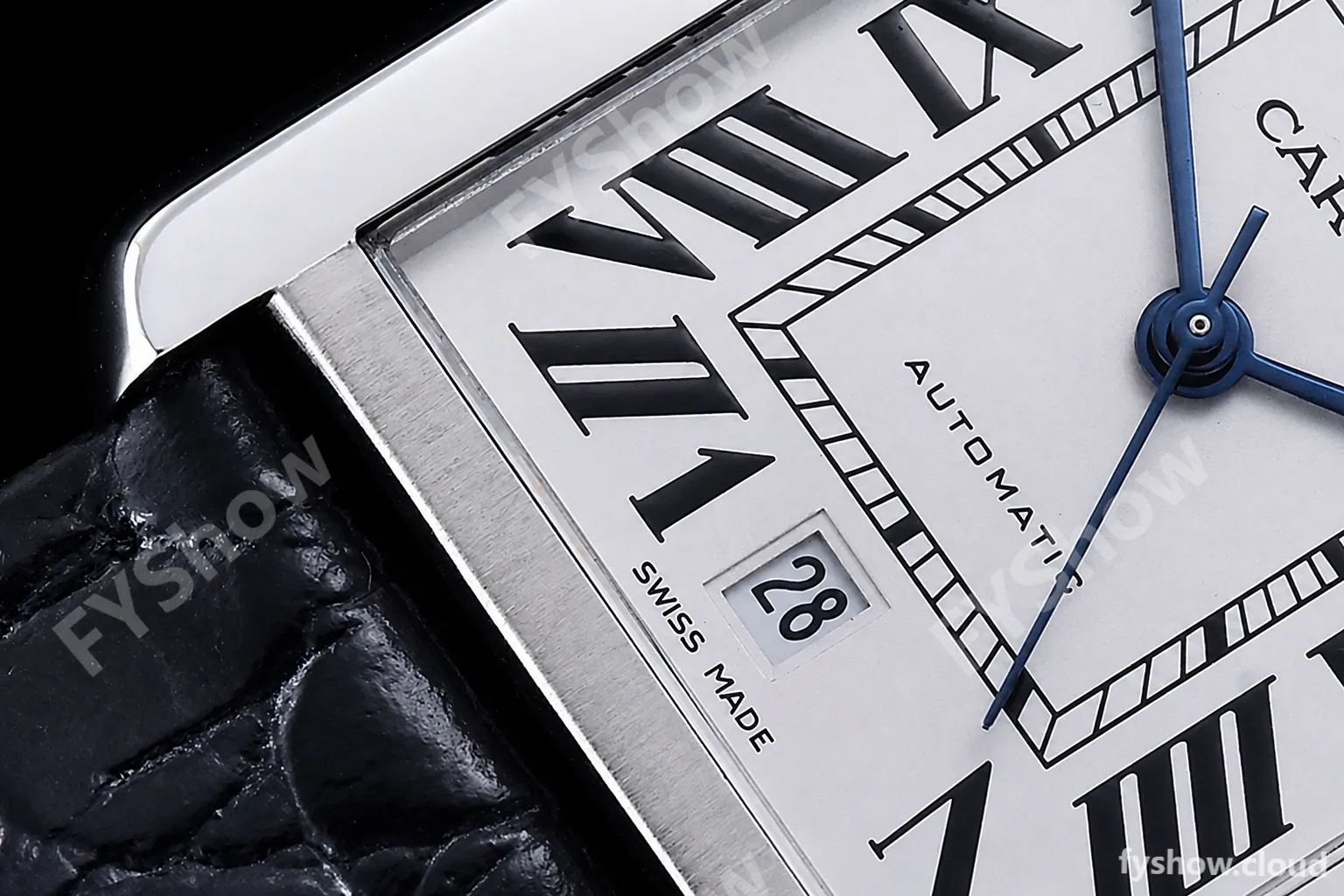 Cartier - Tank Solo Blk-C SS/LE White TWF Miyota 9015 - Image 7