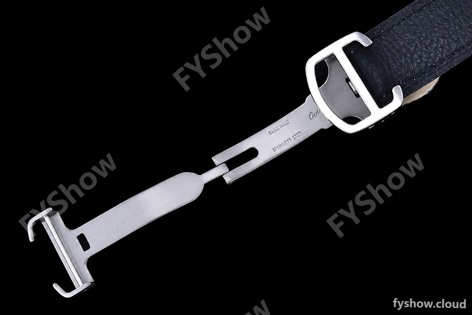 Cartier - Tank Solo Blk SS/LE White TWF Miyota 9015 - Image 12