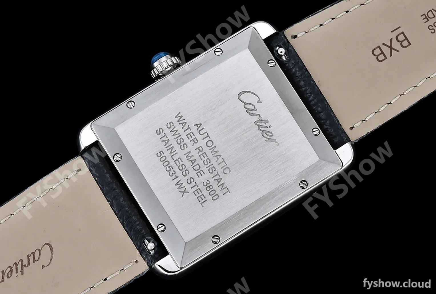 Cartier - Tank Solo Blk SS/LE White TWF Miyota 9015 - Image 16
