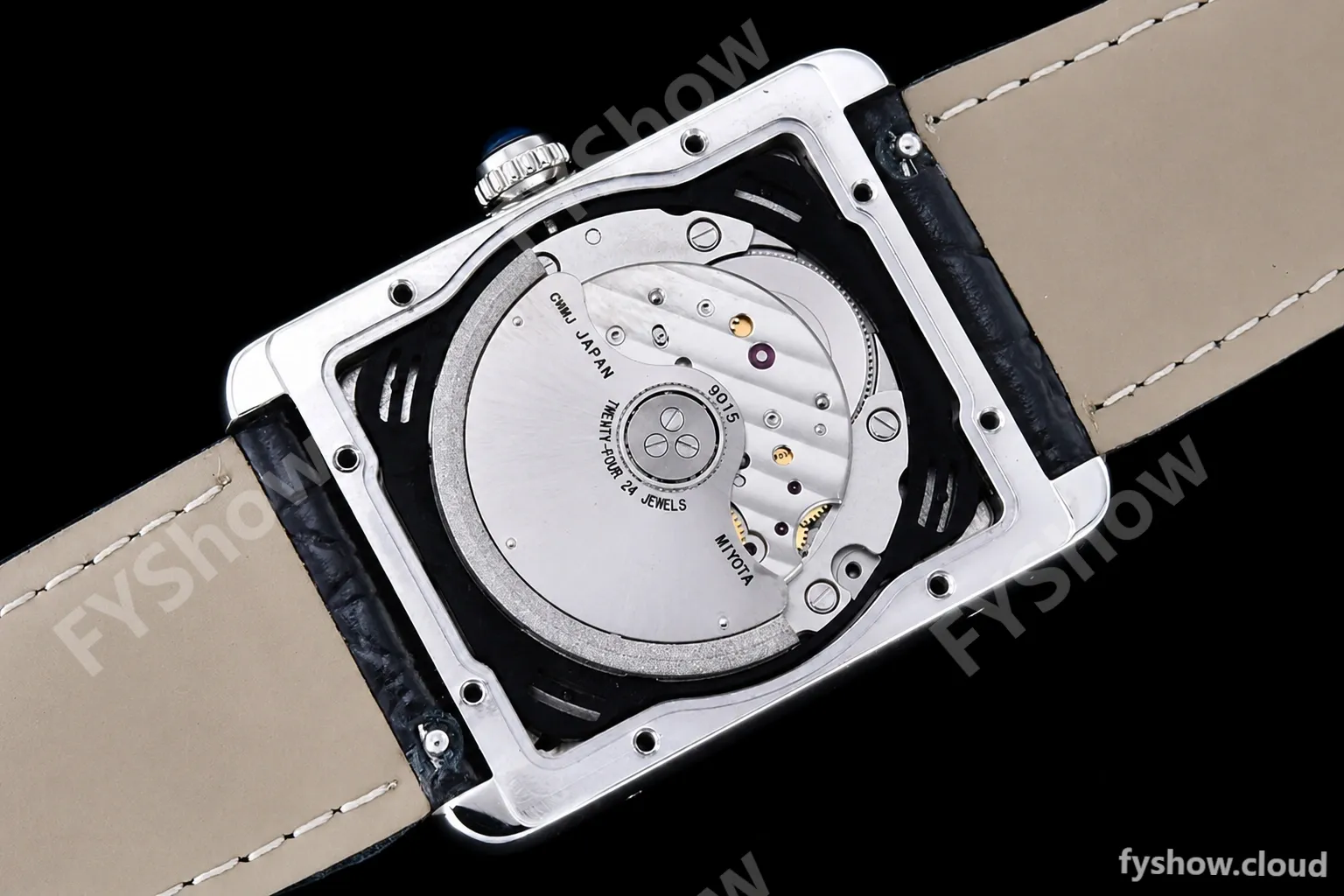 Cartier - Tank Solo Blk SS/LE White TWF Miyota 9015 - Image 20