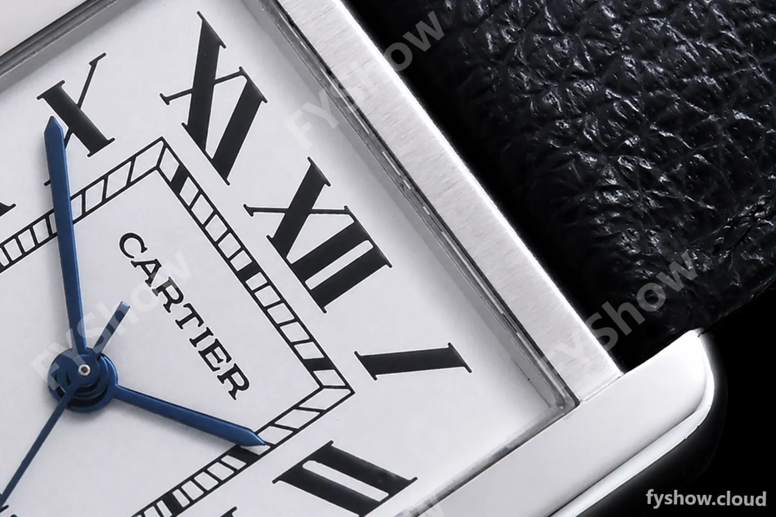 Cartier - Tank Solo Blk SS/LE White TWF Miyota 9015 - Image 6