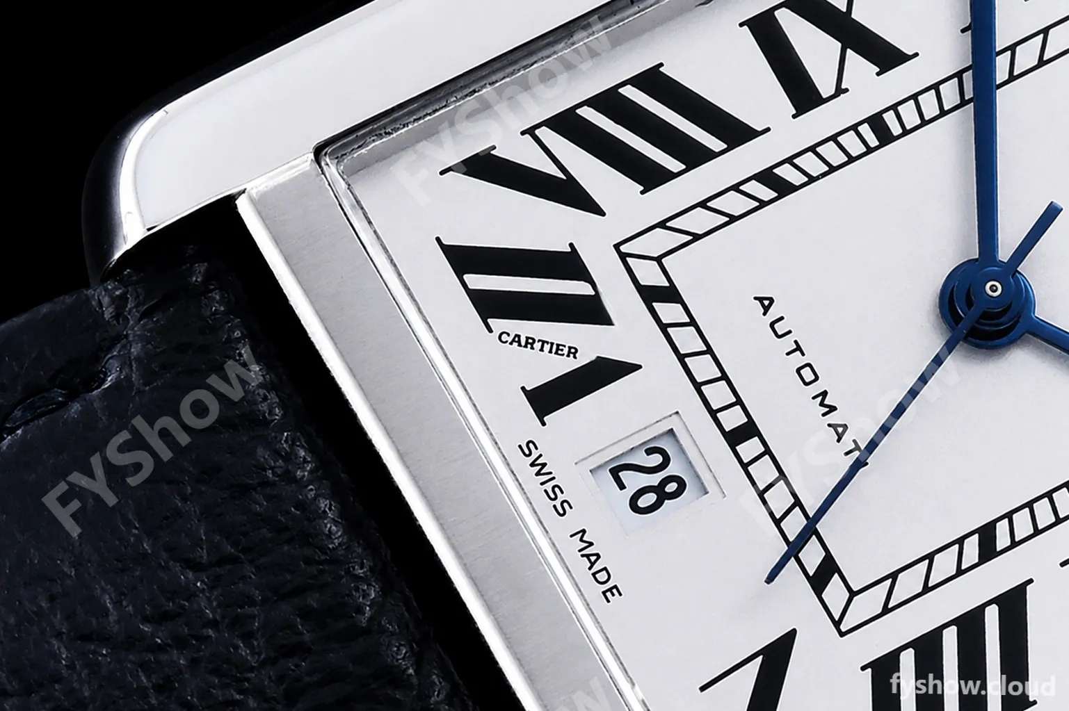 Cartier - Tank Solo Blk SS/LE White TWF Miyota 9015 - Image 7