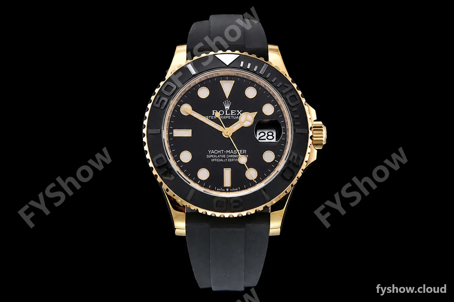Rolex - YachtMaster 226658 42mm YG/RU Blk VSF VS3235