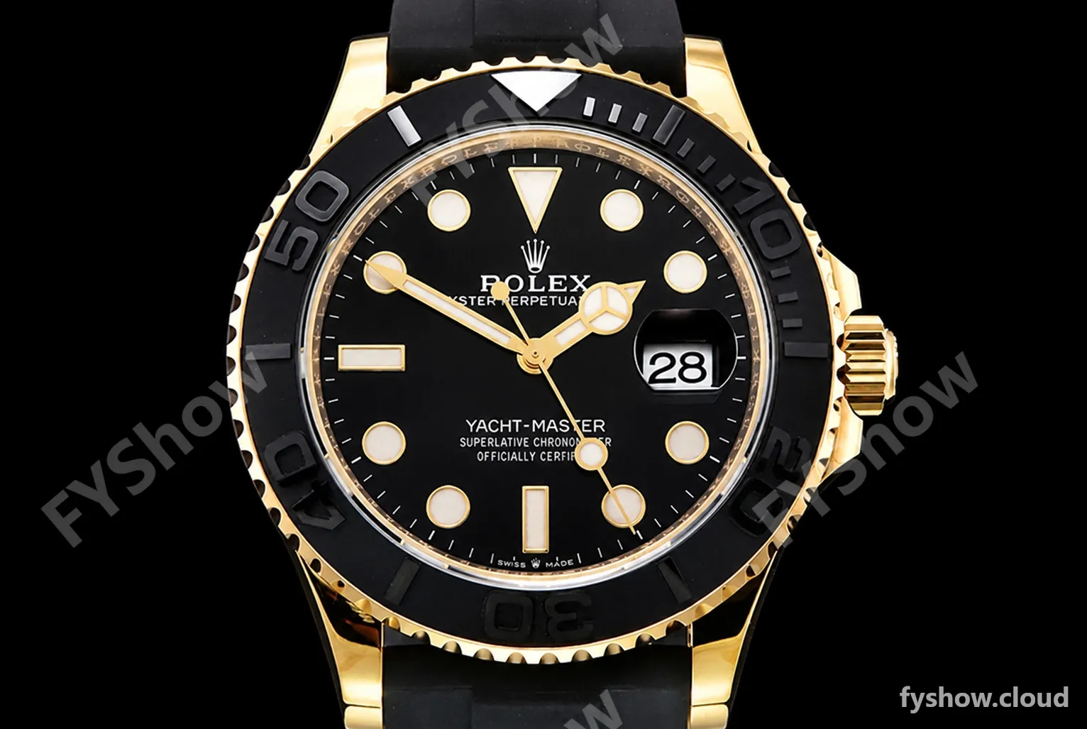 Rolex - YachtMaster 226658 42mm YG/RU Blk VSF VS3235 - Image 2