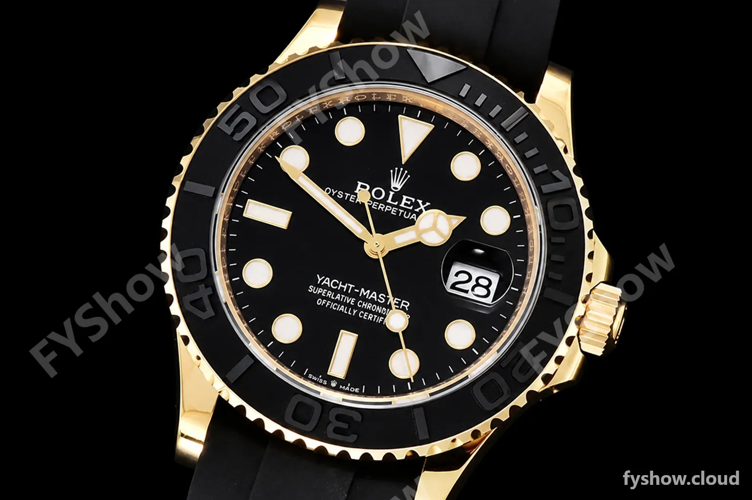 Rolex - YachtMaster 226658 42mm YG/RU Blk VSF VS3235 - Image 4