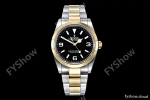 Rolex - Explorer 1 124273 36mm 904L YG/SS Blk GMF V2 VR3230