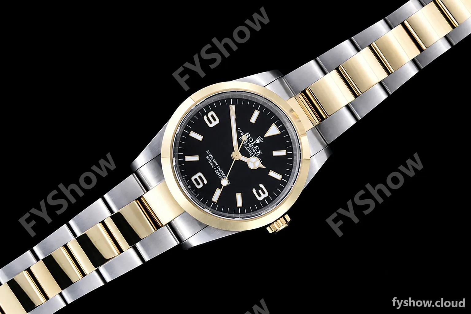 Rolex - Explorer 1 124273 36mm 904L YG/SS Blk GMF V2 VR3230 - Image 3