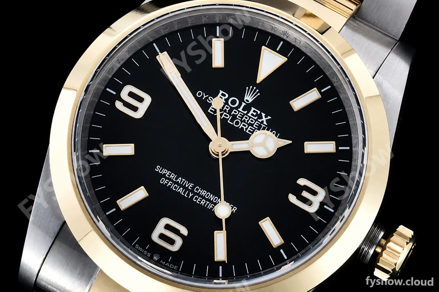 Rolex - Explorer 1 124273 36mm 904L YG/SS Blk GMF V2 VR3230 - Image 5